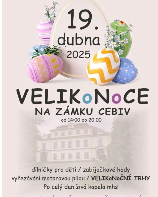 ✅ Kdybyste nevěděli, co v sobotu 19.4. před Velikonocemi, tak vás zvu na Velikonoční jarmark v Cebivi🐰🐣🌼🐏💐 Těšíme se na...